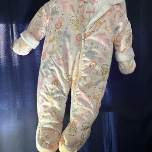 Cozy Animal Print Kids One Piece